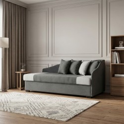 Sofa HOBEL BIG-BEN F/R DARK GREY SCANDI 22/ LIGHT GREY SCANDI 17 R (2) 