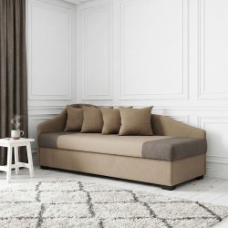 Sofa HOBEL BIG-BEN F/R LIGHT BROWN SCANDI 4 / BROWN SCANDI 6 L (2) 