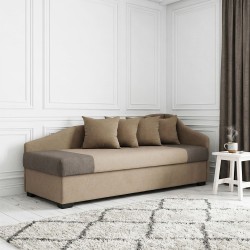 Sofa HOBEL BIG-BEN F/R LIGHT BROWN SCANDI 4 / BROWN SCANDI 6 R (2) 