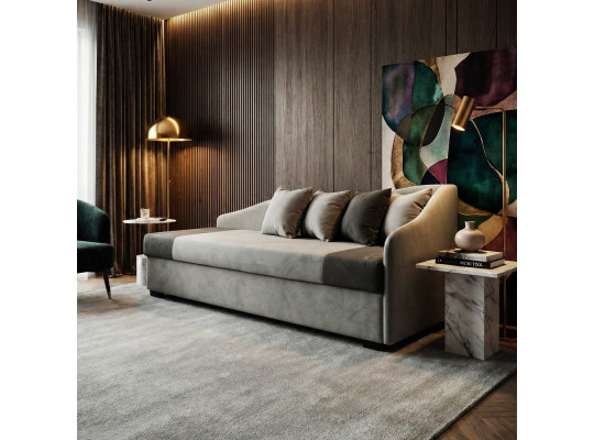 Բազմոց HOBEL BIG-BEN GREY LEONARDO 14/ DARK GREY LEONARDO 15 R (2) 