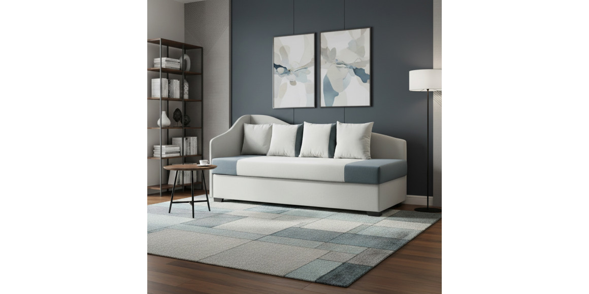 Sofa HOBEL BIG-BEN LIGHT GREY VIVALDI 6/ DARK GREY VIVALDI 8 L(2) 