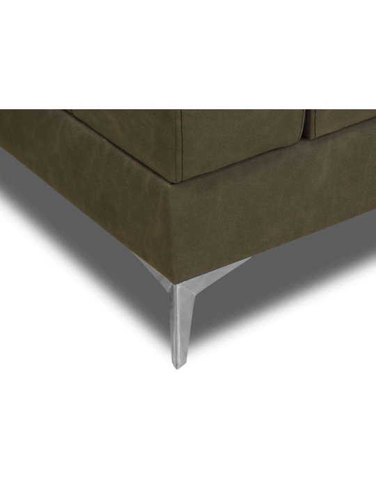 Բազմոց HOBEL CORNER NEW YORK DARK BROWN KIPRUS 4/ONTARIO AQUA SEA R (4) 