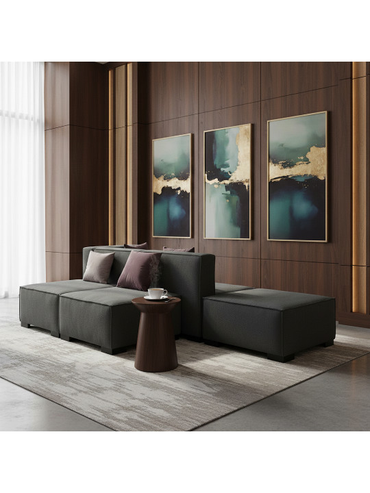 Բազմոց HOBEL CORNER ALFA GREY ASTERI 5 R (5) 