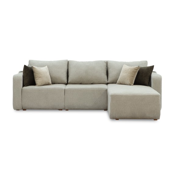 Sofa HOBEL CORNER AMANDA GREY AMAZON 5/ NIAGARA LIGHT GREY/ NIAGARA BROWN (6) 