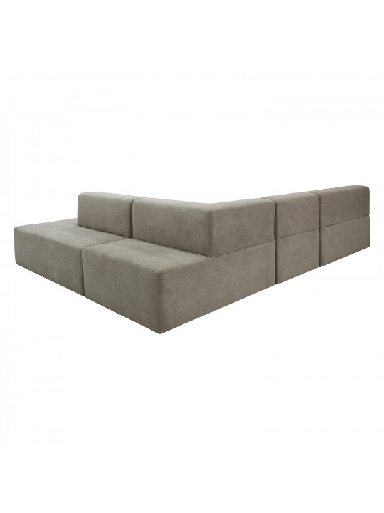 Բազմոց HOBEL CORNER ATLANTA CAPPUCCHINO KIVI 20/CREAM SHO 599-6 R (5) 