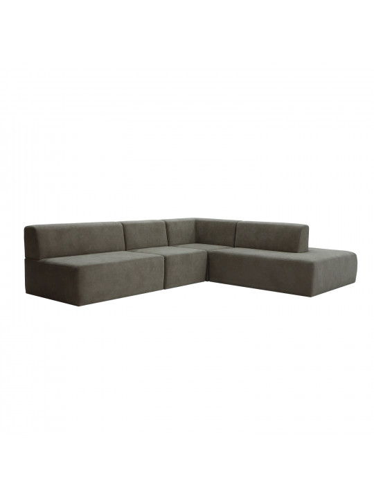 Բազմոց HOBEL CORNER ATLANTA CAPPUCCHINO KIVI 20/CREAM SHO 599-6 R (5) 