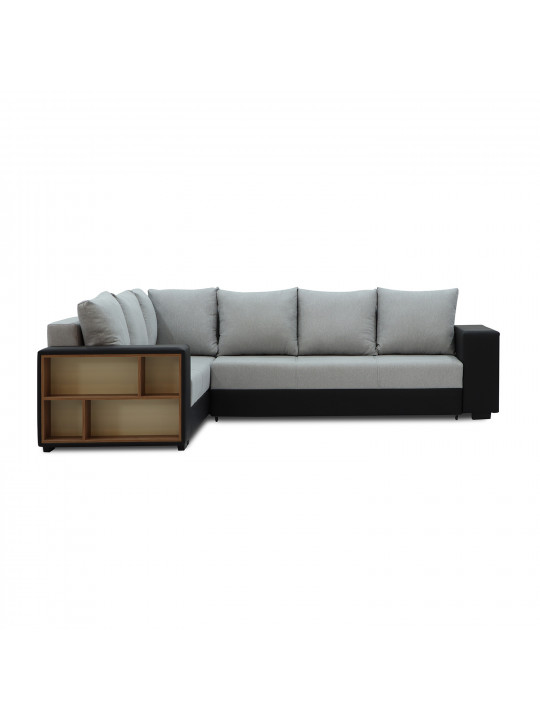 Բազմոց HOBEL CORNER BAR BLACK 4503/ GREY SCANDI 17 L (6) 
