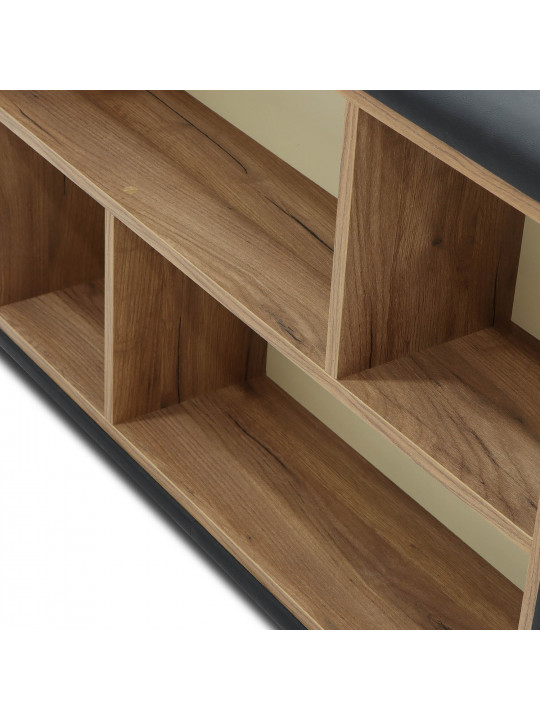 Բազմոց HOBEL CORNER BAR BLACK 4503/ GREY SCANDI 17 L (6) 