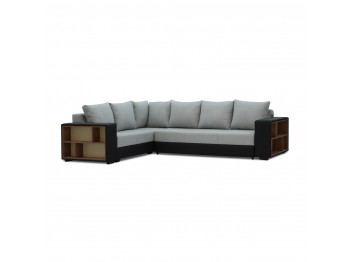 Բազմոց HOBEL CORNER BAR BLACK 4503/ GREY SCANDI 17 L (6) 