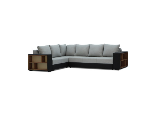 Sofa HOBEL CORNER BAR BLACK 4503/ GREY SCANDI 17 L (6) 