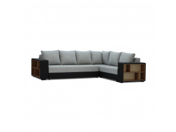 Բազմոց HOBEL CORNER BAR BLACK 4503/ GREY SCANDI 17 R (6) 