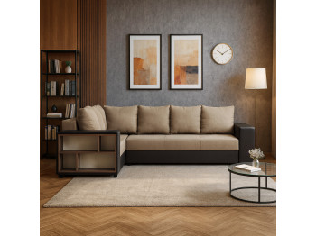 Բազմոց HOBEL CORNER BAR BROWN 3673/ LIGHT BROWN SCANDI 4 L (6) 