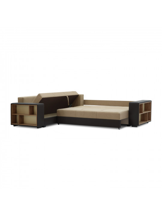 Sofa HOBEL CORNER BAR BROWN 3673/ LIGHT BROWN SCANDI 4 L (6) 