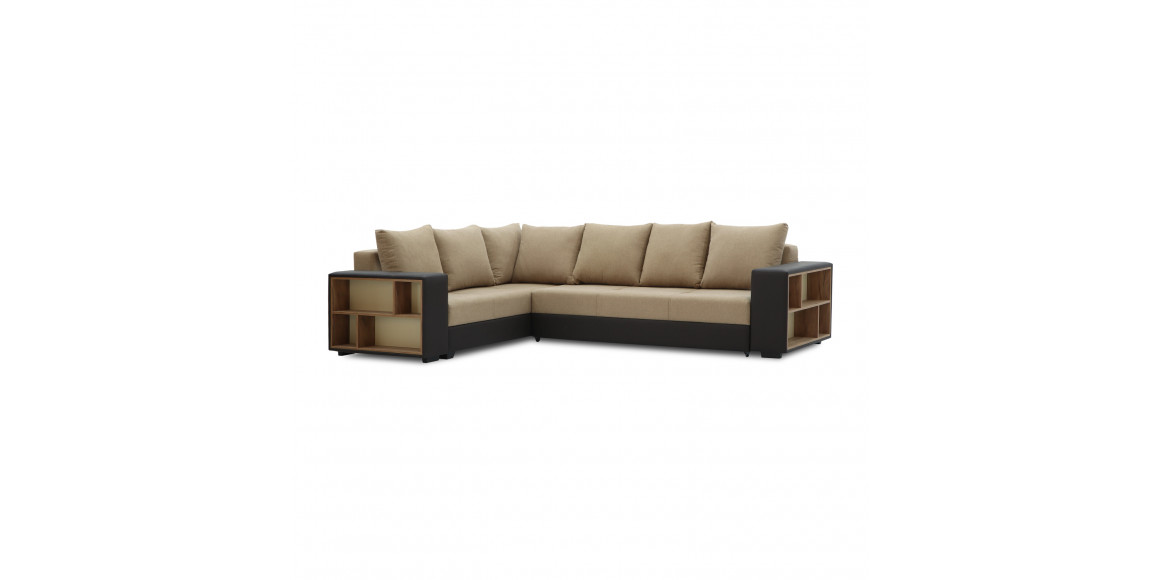Диван HOBEL CORNER BAR BROWN 3673/ LIGHT BROWN SCANDI 4 L (6) 