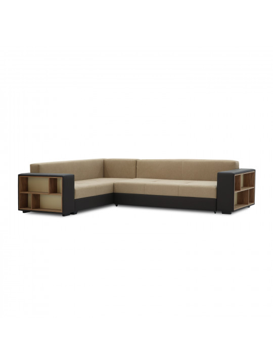 Sofa HOBEL CORNER BAR BROWN 3673/ LIGHT BROWN SCANDI 4 L (6) 