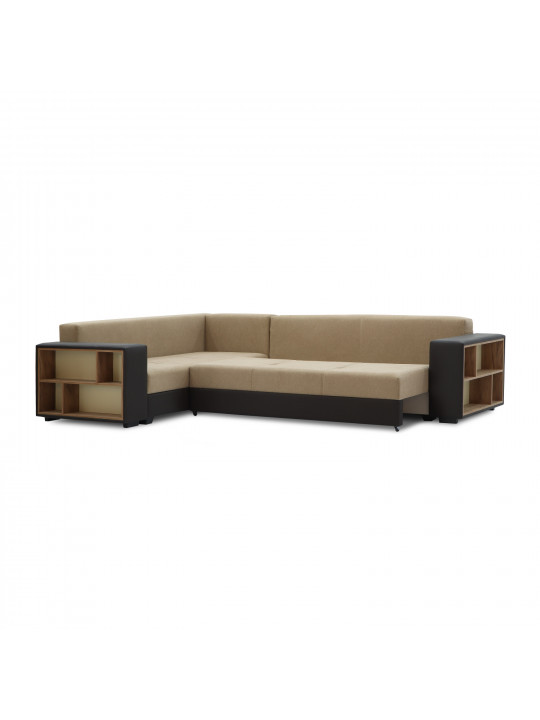 Sofa HOBEL CORNER BAR BROWN 3673/ LIGHT BROWN SCANDI 4 L (6) 