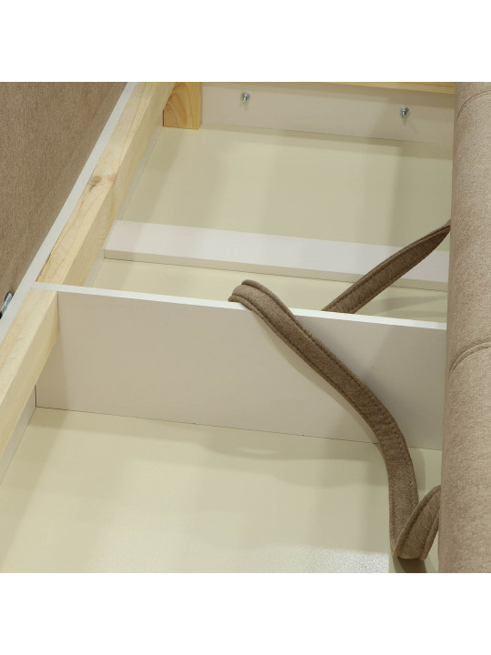 Բազմոց HOBEL CORNER BAR BROWN 3673/ LIGHT BROWN SCANDI 4 R (6) 