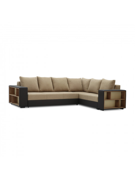 Բազմոց HOBEL CORNER BAR BROWN 3673/ LIGHT BROWN SCANDI 4 R (6) 