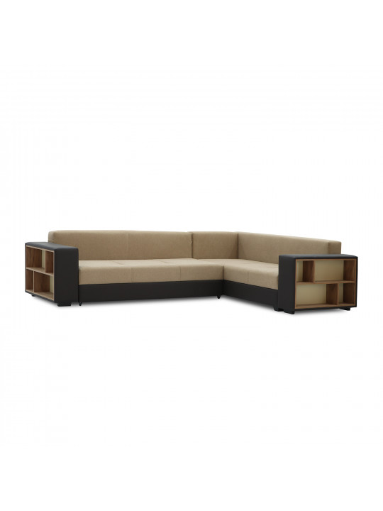 Բազմոց HOBEL CORNER BAR BROWN 3673/ LIGHT BROWN SCANDI 4 R (6) 