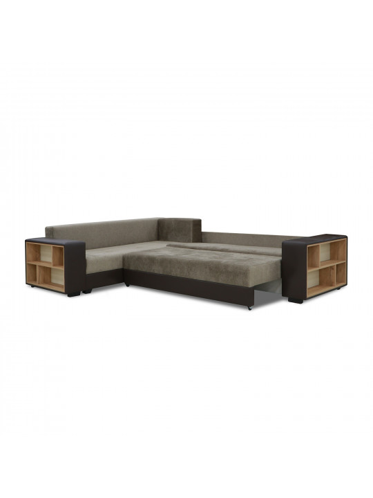 Sofa HOBEL CORNER BAR COFFEE V460/BROWN MOCASSI 7114 L(6) 