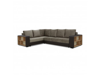 Sofa HOBEL CORNER BAR COFFEE V460/BROWN MOCASSI 7114 L(6) 