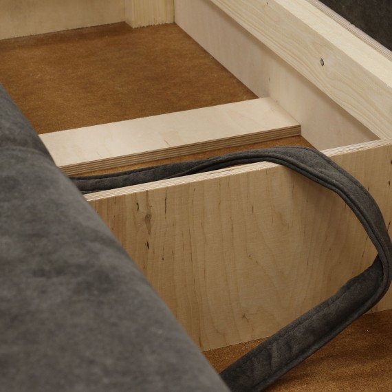 Sofa HOBEL CORNER BAR F/P K090 COFFEE V460/ DARK BROWN JAGUAR 18 L (6) 