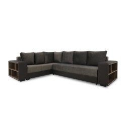 Диван HOBEL CORNER BAR F/P K090 COFFEE V460/ DARK BROWN JAGUAR 18 L (6) 
