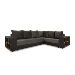 Диван HOBEL CORNER BAR F/P K090 COFFEE V460/ DARK BROWN JAGUAR 18 R (6) 