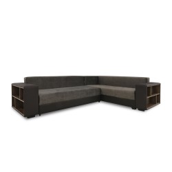 Диван HOBEL CORNER BAR F/P K090 COFFEE V460/ DARK BROWN JAGUAR 18 R (6) 
