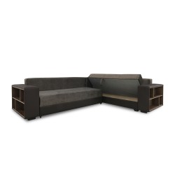 Диван HOBEL CORNER BAR F/P K090 COFFEE V460/ DARK BROWN JAGUAR 18 R (6) 