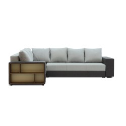 Диван HOBEL CORNER BAR F/P DARK GREY 8410/ LIGHT GREY SCANDI 17 L (6) 