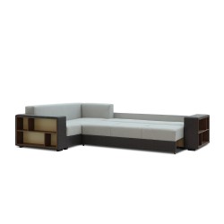 Диван HOBEL CORNER BAR F/P DARK GREY 8410/ LIGHT GREY SCANDI 17 L (6) 
