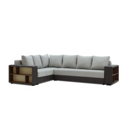 Диван HOBEL CORNER BAR F/P DARK GREY 8410/ LIGHT GREY SCANDI 17 L (6) 