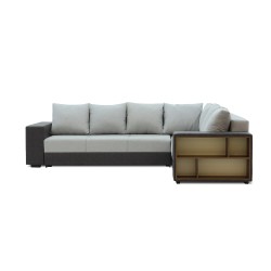 Диван HOBEL CORNER BAR F/P DARK GREY 8410/ LIGHT GREY SCANDI 17 R (6) 