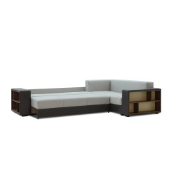 Диван HOBEL CORNER BAR F/P DARK GREY 8410/ LIGHT GREY SCANDI 17 R (6) 