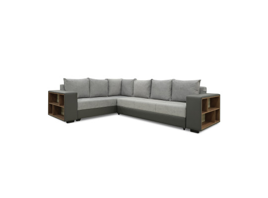 Sofa HOBEL CORNER BAR GRAY V460/ LIGHT GREY JAGUAR 4 L (6) 