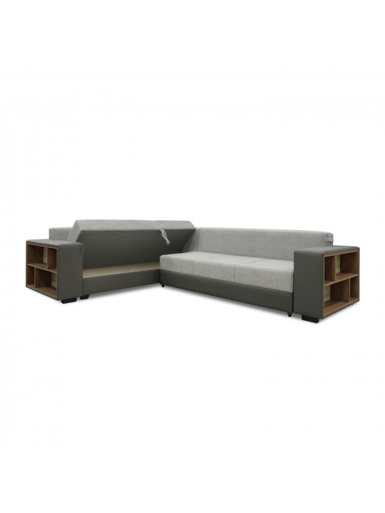 Բազմոց HOBEL CORNER BAR GRAY V460/ LIGHT GREY JAGUAR 4 L (6) 