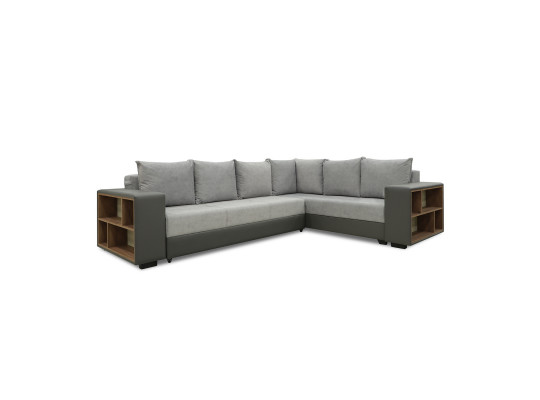 Sofa HOBEL CORNER BAR GRAY V460/ LIGHT GREY JAGUAR 4 R (6) 