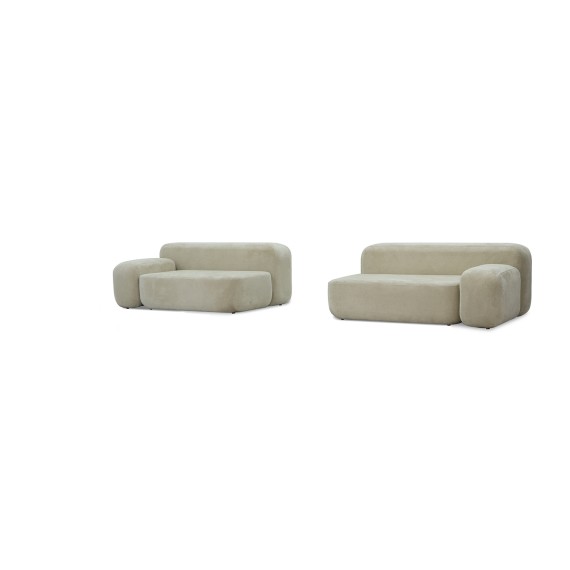 Sofa HOBEL CORNER BERGAMO CREAM BELLA 2/ INFINITY 290 L (5) 