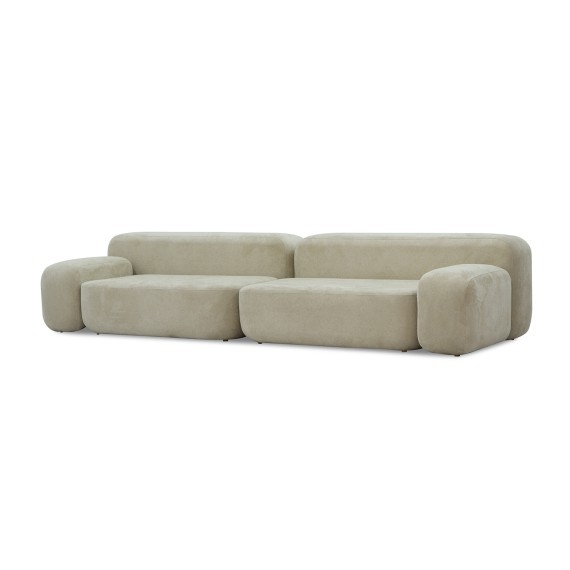 Sofa HOBEL CORNER BERGAMO CREAM BELLA 2/ INFINITY 290 L (5) 