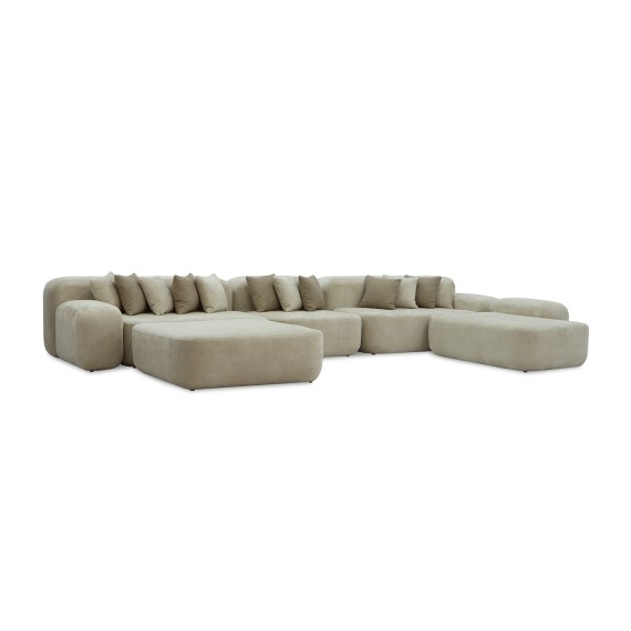 Sofa HOBEL CORNER BERGAMO CREAM BELLA 2/ INFINITY 290 R (5) 