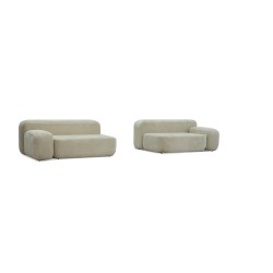 Диван HOBEL CORNER BERGAMO CREAM BELLA 2/ INFINITY 290 R (5) 