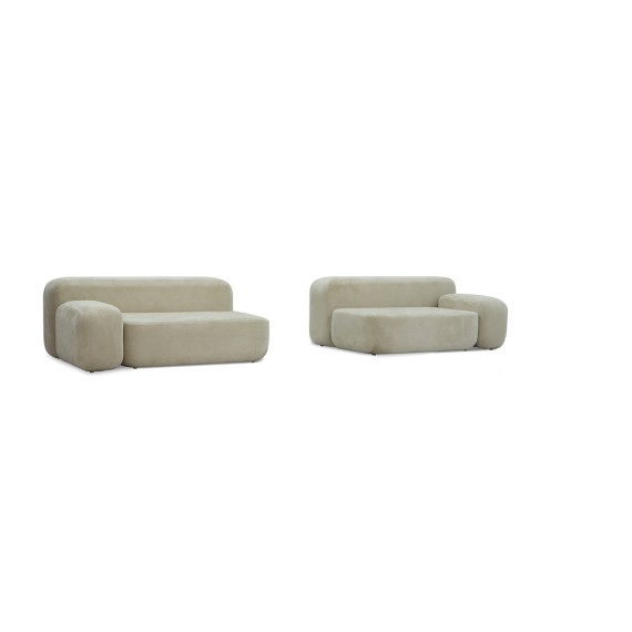 Sofa HOBEL CORNER BERGAMO CREAM BELLA 2/ INFINITY 290 R (5) 