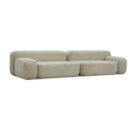 Sofa HOBEL CORNER BERGAMO CREAM BELLA 2/ INFINITY 290 R (5) 