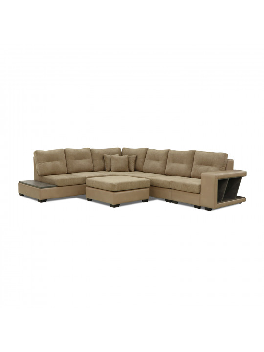 Sofa HOBEL CORNER CORONA CREAM PHANTOM 11/LIGHT BROWN BEATTO 1015 L (10) 