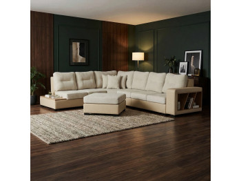Sofa HOBEL CORNER CORONA CREAM PHANTOM 3/ CREAM BEATTO 1065 L (7) 