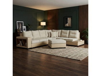 Բազմոց HOBEL CORNER CORONA CREAM PHANTOM 3/ CREAM BEATTO 1065 R (7) 