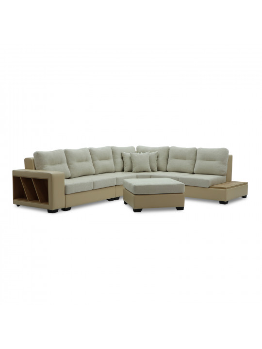 Բազմոց HOBEL CORNER CORONA CREAM PHANTOM 3/ CREAM BEATTO 1065 L (7) 
