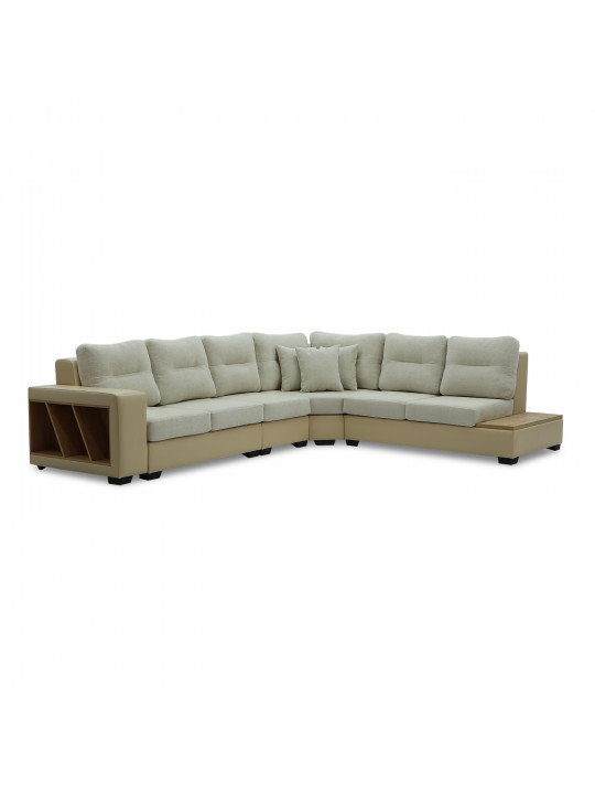 Բազմոց HOBEL CORNER CORONA CREAM PHANTOM 3/ CREAM BEATTO 1065 L (7) 