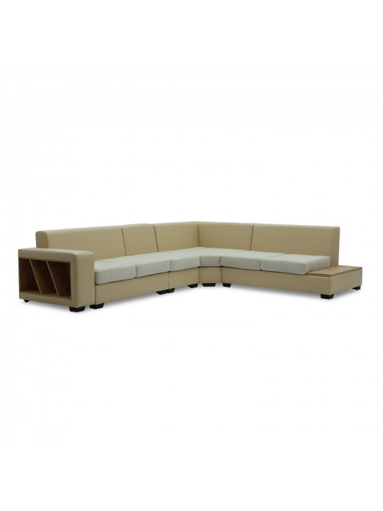 Բազմոց HOBEL CORNER CORONA CREAM PHANTOM 3/ CREAM BEATTO 1065 L (7) 